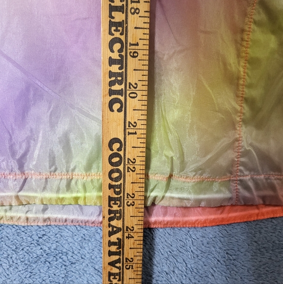 Victoria Secret Sport Half Zip Anorak Jacket Women XS Wind Breaker Rainbow Thin - Picture 5 of 10
